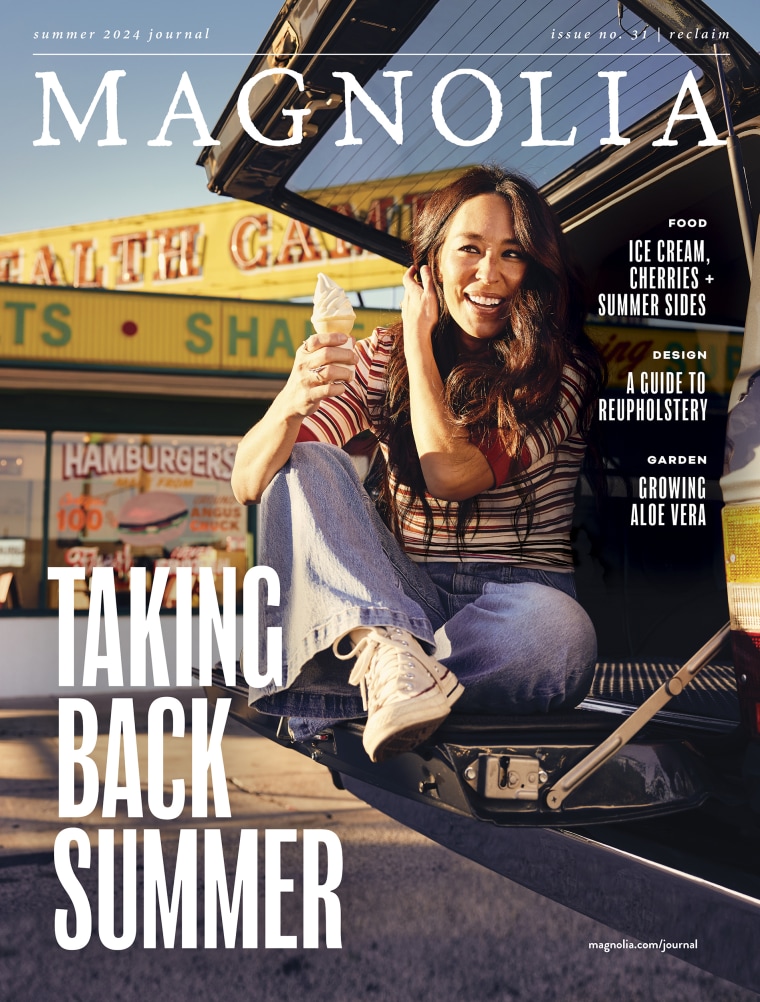 The cover of the summer issue of Magnolia Journal.