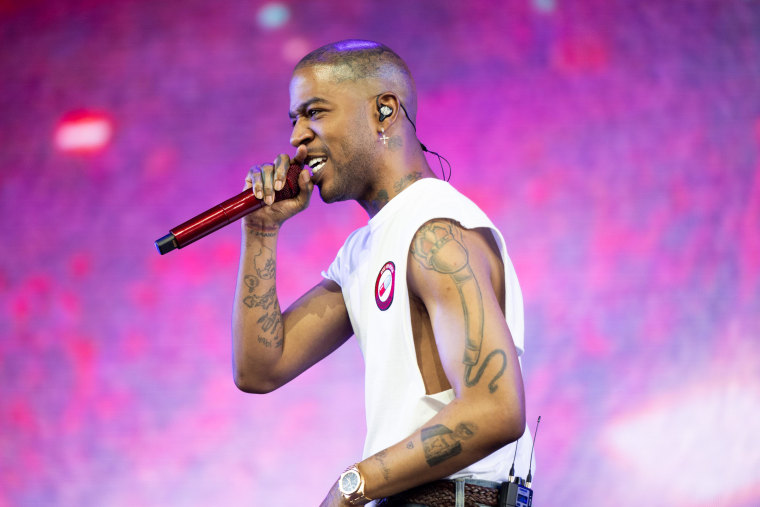 Kid Cudi performs during the second weekend of the 2024 Coachella Valley Music And Arts Festival.