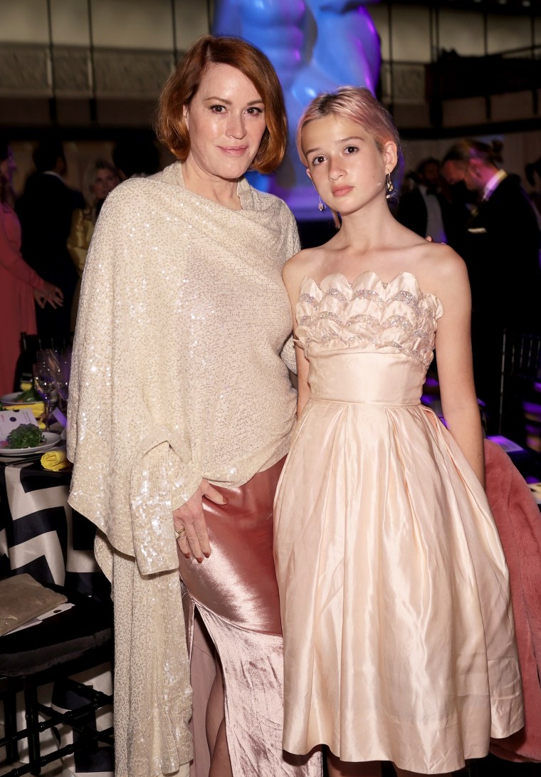 Molly Ringwald and Adele Georgiana Gianopoulos