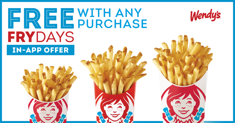 Wendy’s free fries