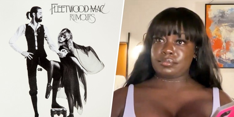 Fleetwood Mac "Rumours" album cover / Dr. Raven Baxter