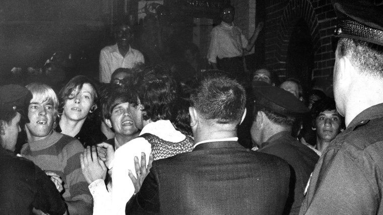 Stonewall Inn nightclub raid. 