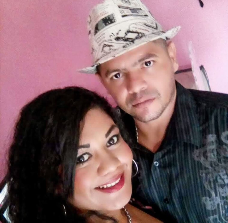 Glenda Perez and her fiancée Ernesto Rocha-Cuadra.