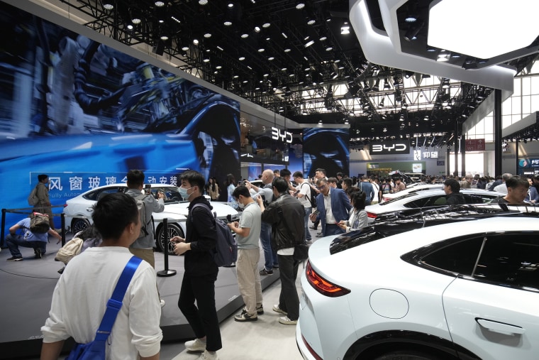 Slowing demand for electric vehicles, heightened trade tensions and questions about whether Western legacy automakers can interest Chinese consumers will be the talk of Beijing as executives from top global car marques descend on the capital for the Auto China show.