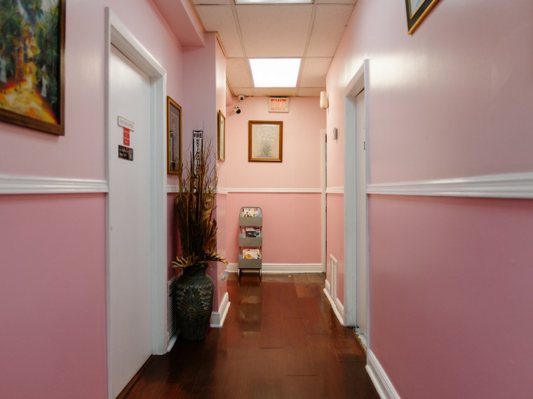 Interior hallway of A Hialeah Woman’s Care Center