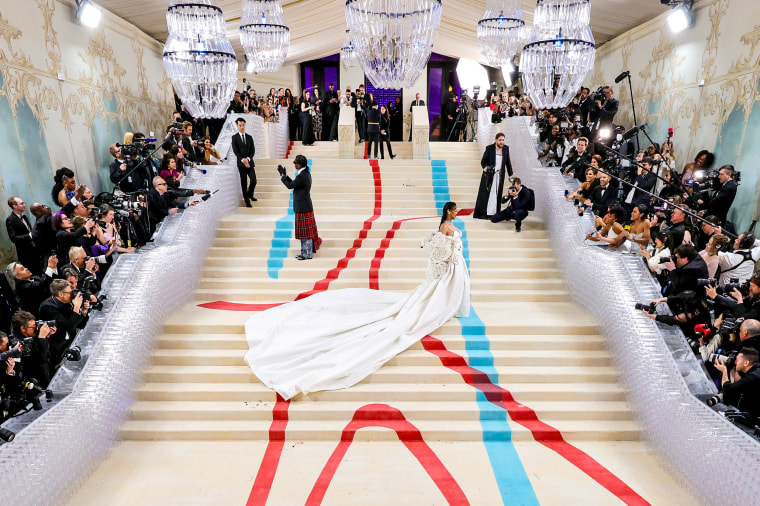 The 2023 Met Gala Celebrating "Karl Lagerfeld: A Line Of Beauty" - Red Carpet