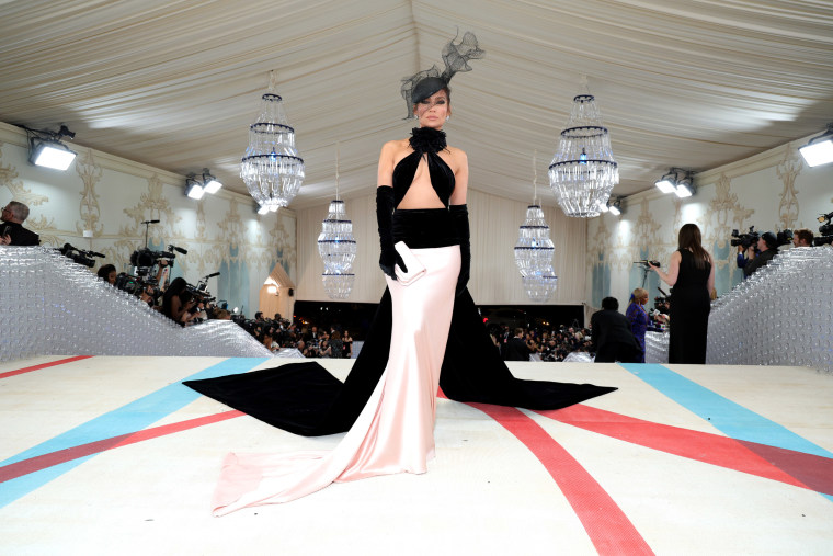 Jennifer Lopez at the Met Gala in 2023.