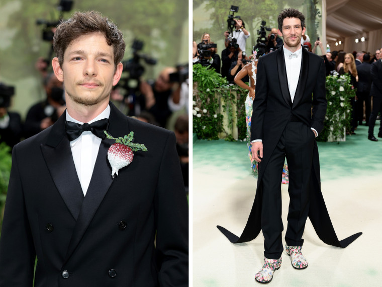 Mike Faist and Josh O'Connor at the Met Gala on Monday.