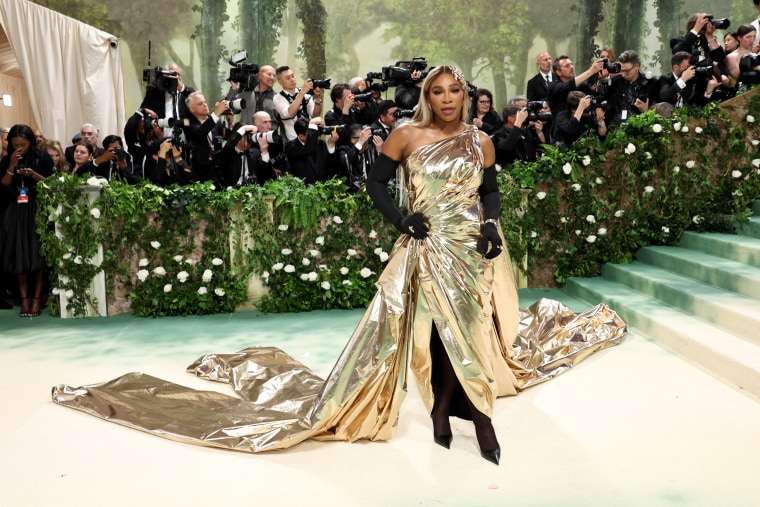 Serena Williams attends The 2024 Met Gala on Monday.