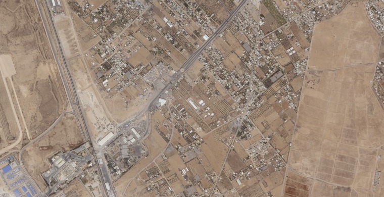 Air view of Rafah.