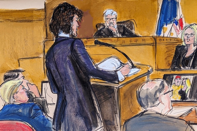 Image: politics political politician hush money trial court sketch