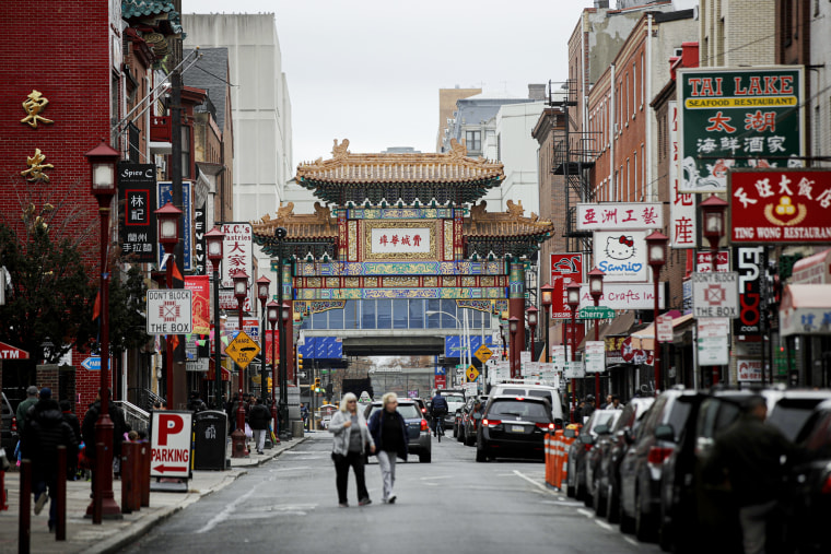 A view of the Chinatown neighborhood.