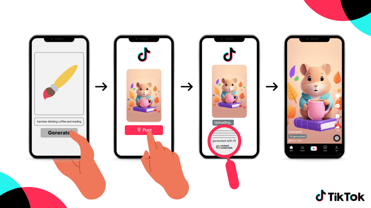 TikTok will automatically label AI-generated content on the platform.
