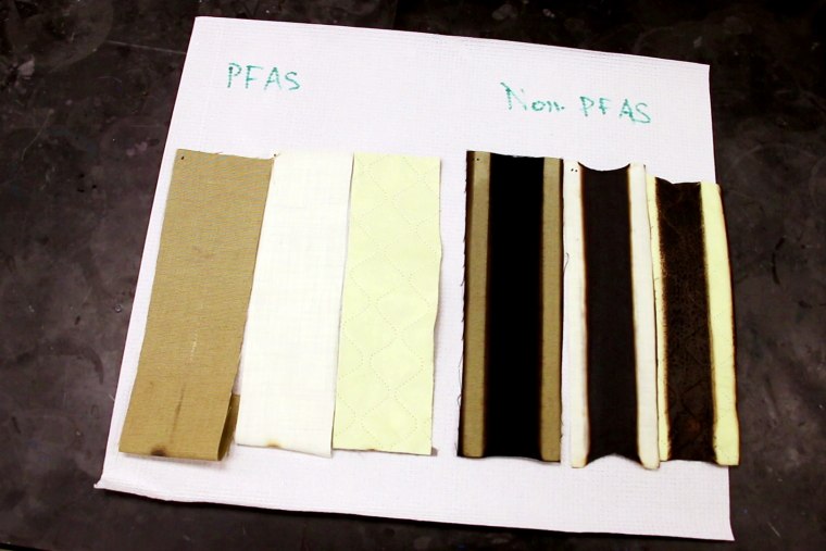 PFAS and non-PFAS fabrics