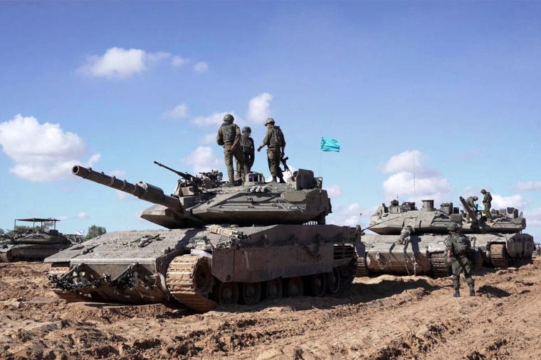 Israeli soldiers in Rafah