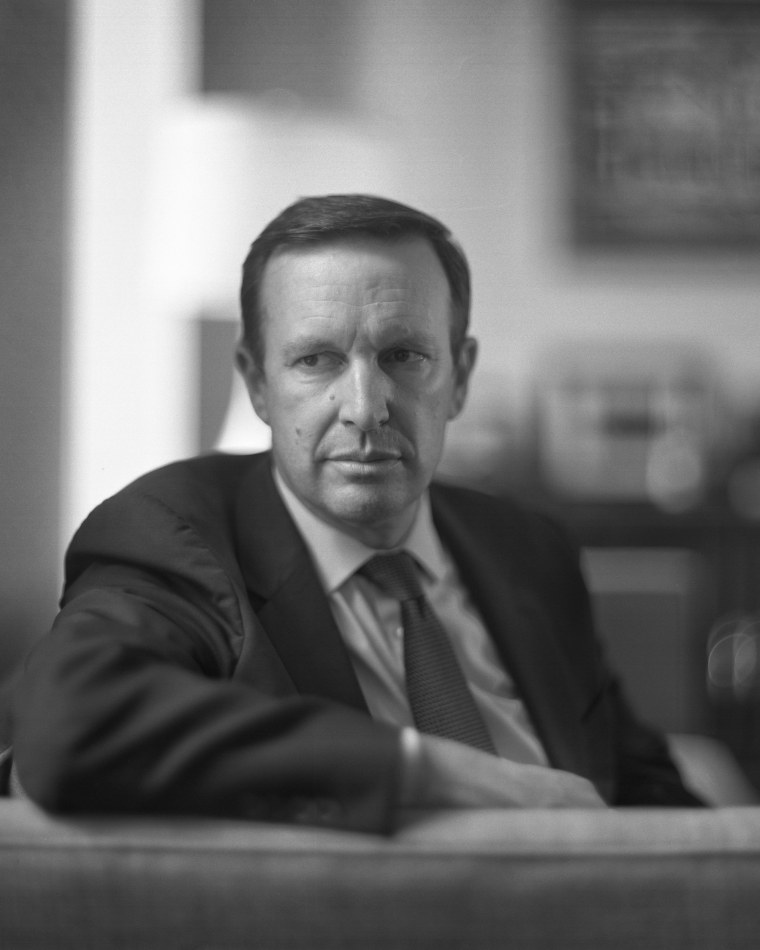 Senator Chris Murphy, D-Conn., sits for a portrait in his office in the Hart Senate Office Building on Thursday, May 9, 2024.