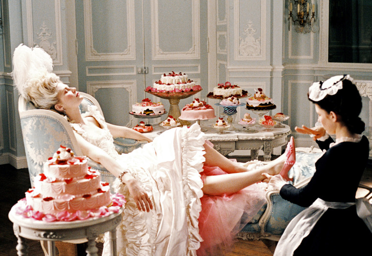 Kirsten Dunst in a scene from Sofia Coppola's Marie Antoinette.