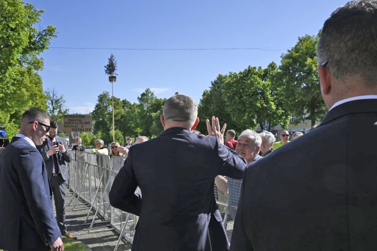 Slovakia's Prime Minister Robert Fico