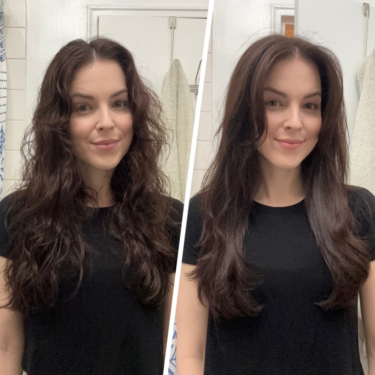 Before (left) and after (right)