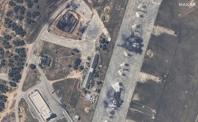 Ukraine Drone Attack On Airbase In Crimea