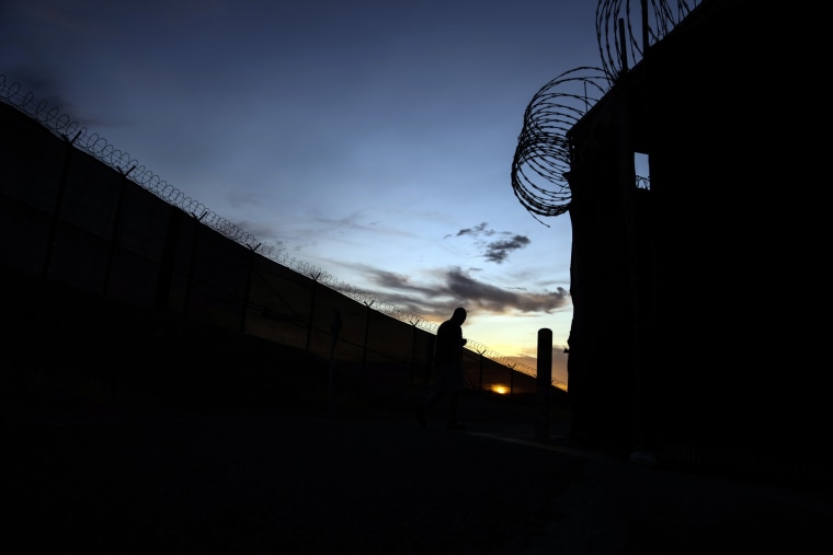 A detention facility at Guantanamo Bay Naval Base in Cuba