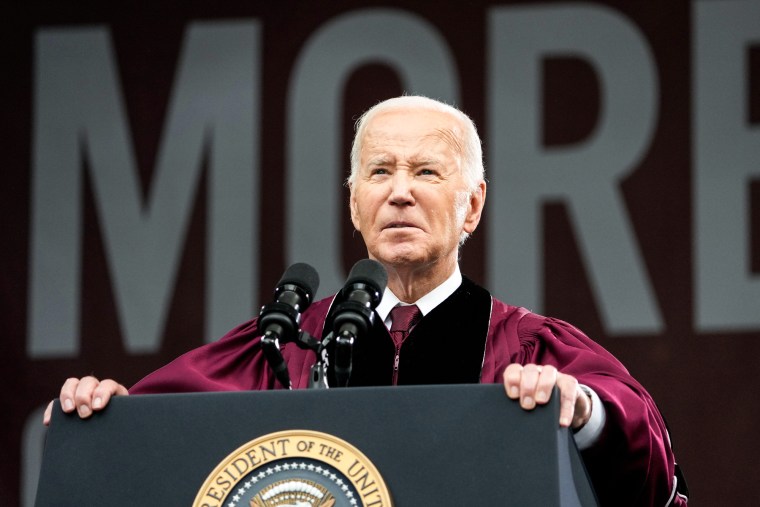 Joe Biden speaks at a podium