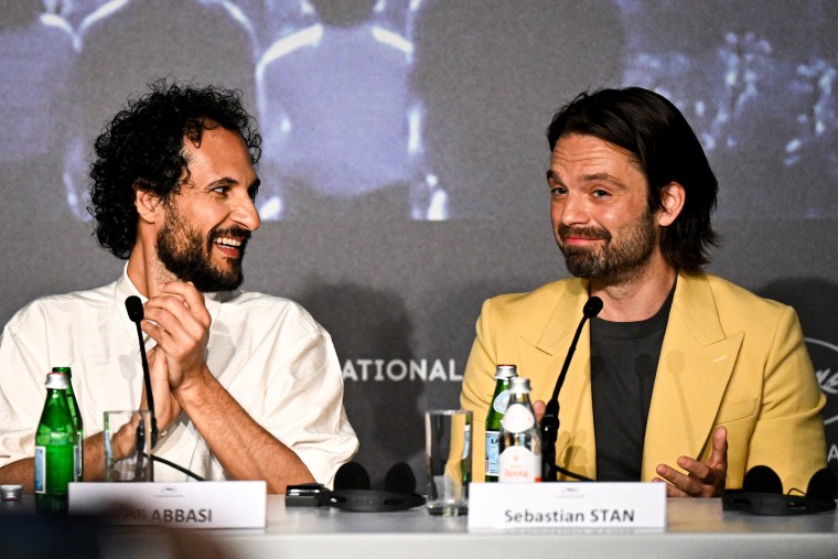 Iranian director Ali Abbasi and U.S. actor Sebastian Stan.