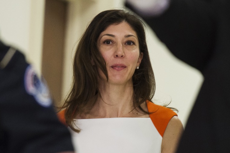 Lisa Page, former legal counsel to former FBI Director Andrew Mc Cabe, arrives on Capitol Hill on July 16, 2018. 