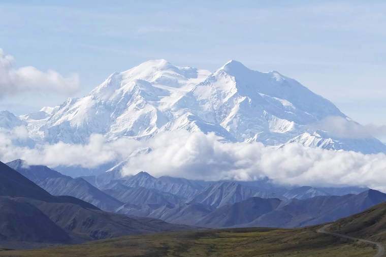 Two climbers awaited rescue near the peak of North America’s tallest mountain Wednesday, May 29, 2024, a day after they and a third climber in their team requested help after summiting Denali during the busiest time of the mountaineering season, officials at Denali National Park and Preserve said.