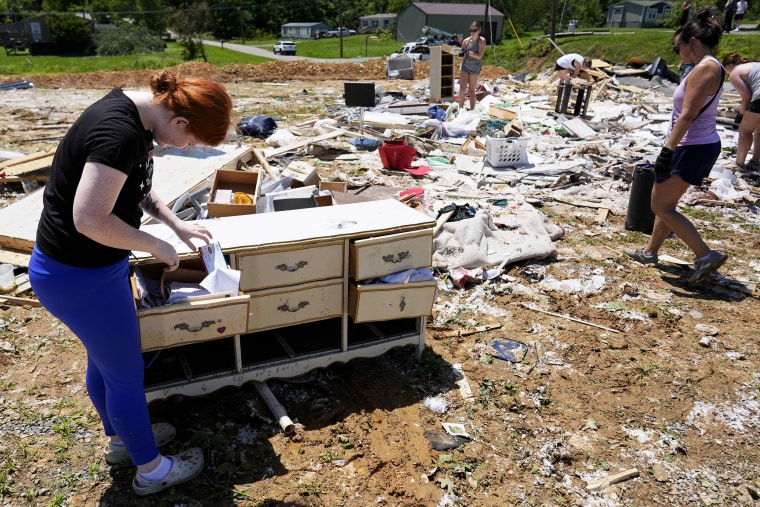 Homes were demolished after a series of powerful storms hit the central and southern U.S. over the Memorial Day holiday weekend.