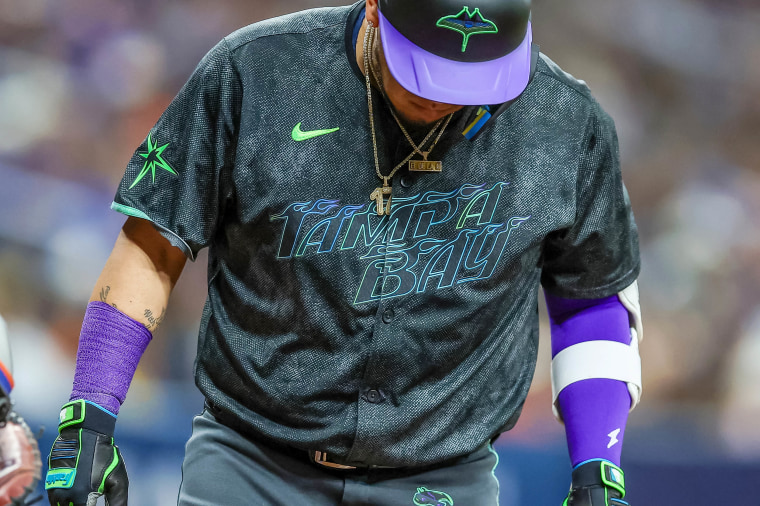 Tampa Bay Rays debut their City Connect uniform in May 3 game against the New York Mets.