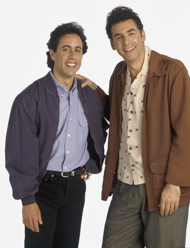Jerry Seinfeld and Michael Richards