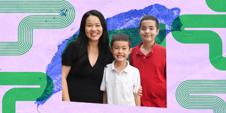 JiaYing Grygiel took her sons Paul and Joseph to see her birthplace of Taiwan. 