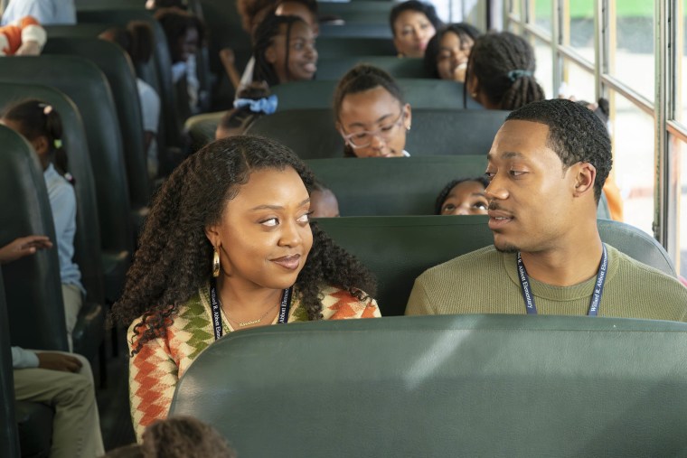 Tyler James Williams and Quinta Brunson 