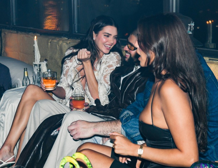 Kendall Jenner, Bad Bunny and guests at the Après Met 2 Met Gala after-party on May 6, 2024 in New York.