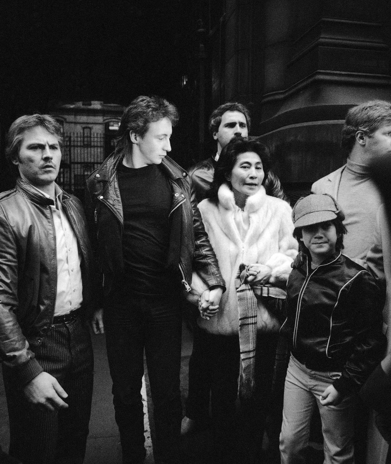 Julian Lennon, Yoko Ono and Sean
