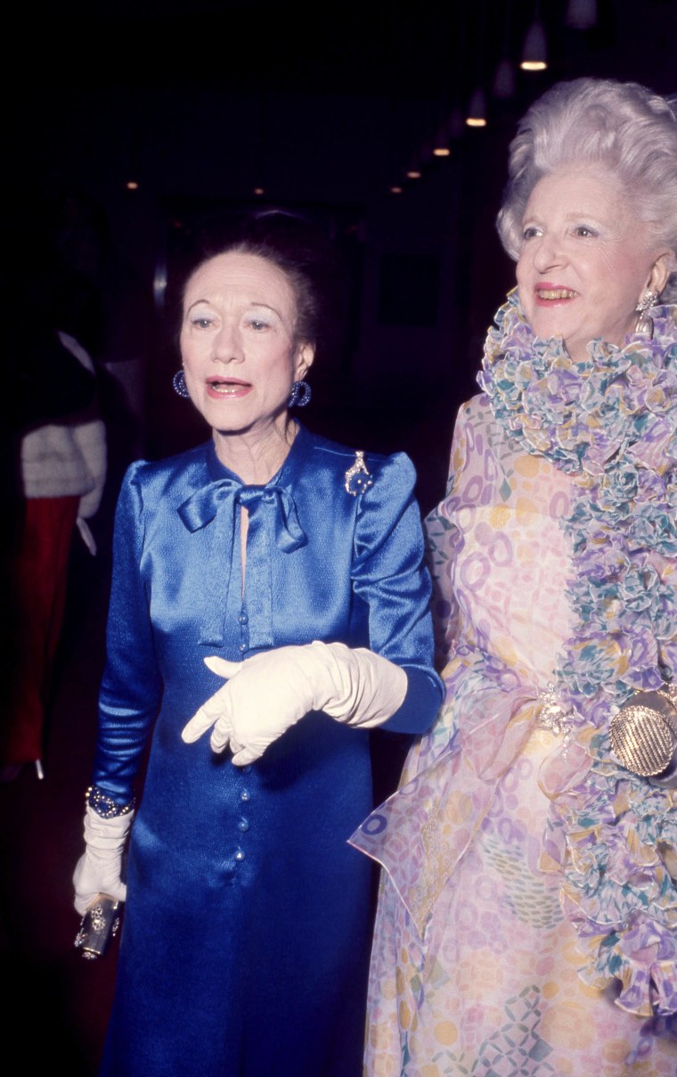Wallis Simpson And Mildred Hilson Arrive At The Met