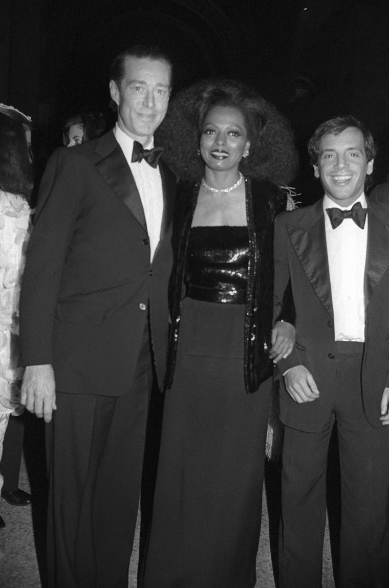 Halston, Diana Ross and Steve Rubell