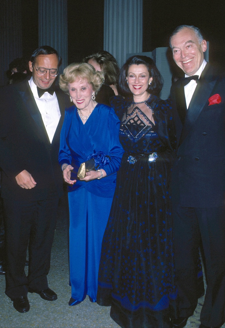 Estee Lauder and family