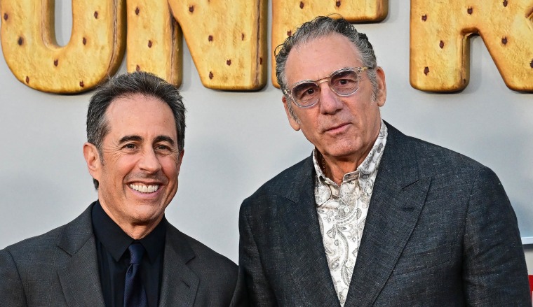 Jerry Seinfeld and Michael Richards 