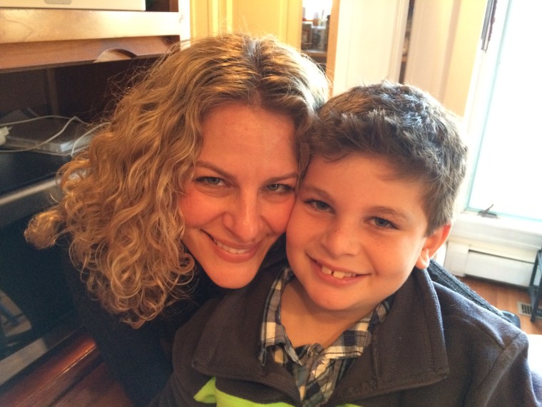Jill, pictured with her son Ben, started blogging  to find a community of moms willing to be honest about the funny and hard parts of parenting.