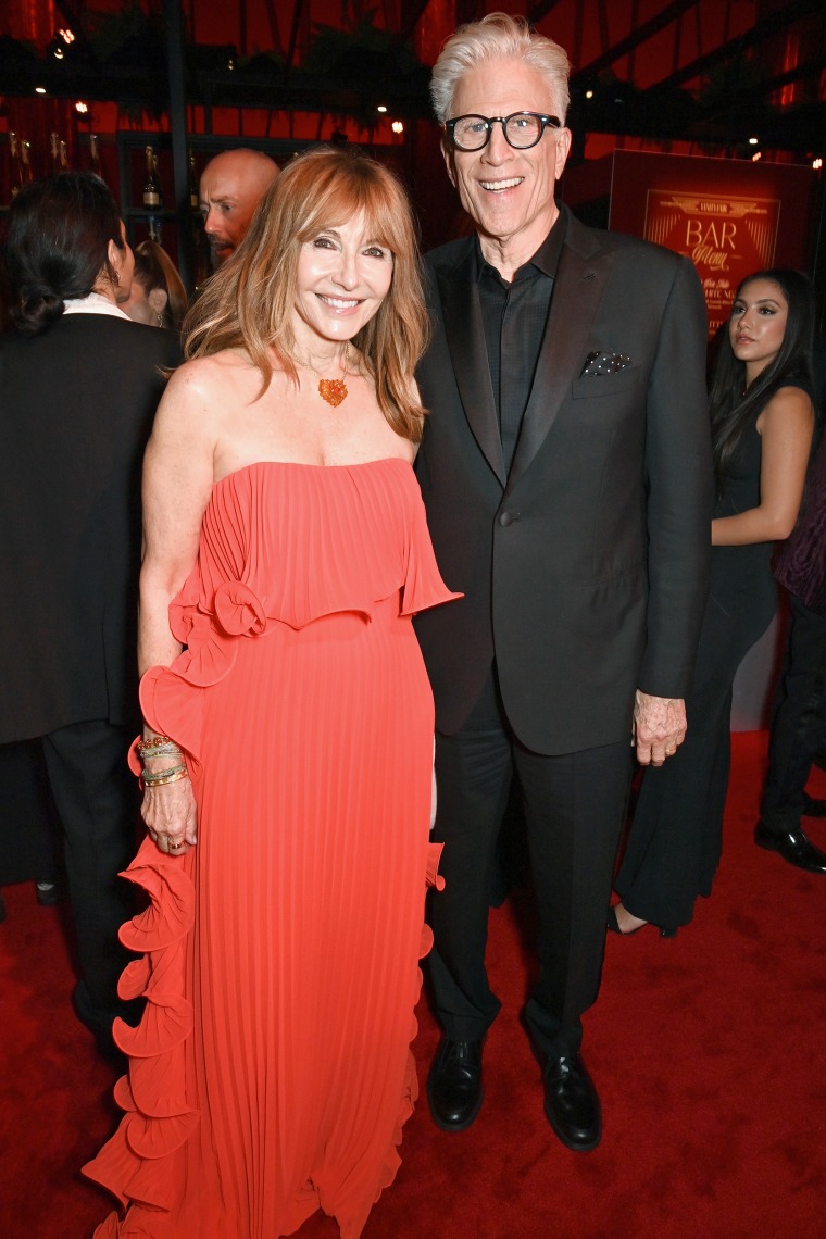 Mary Steenburgen and Ted Danson at 2024 Vanity Fair Oscar party.