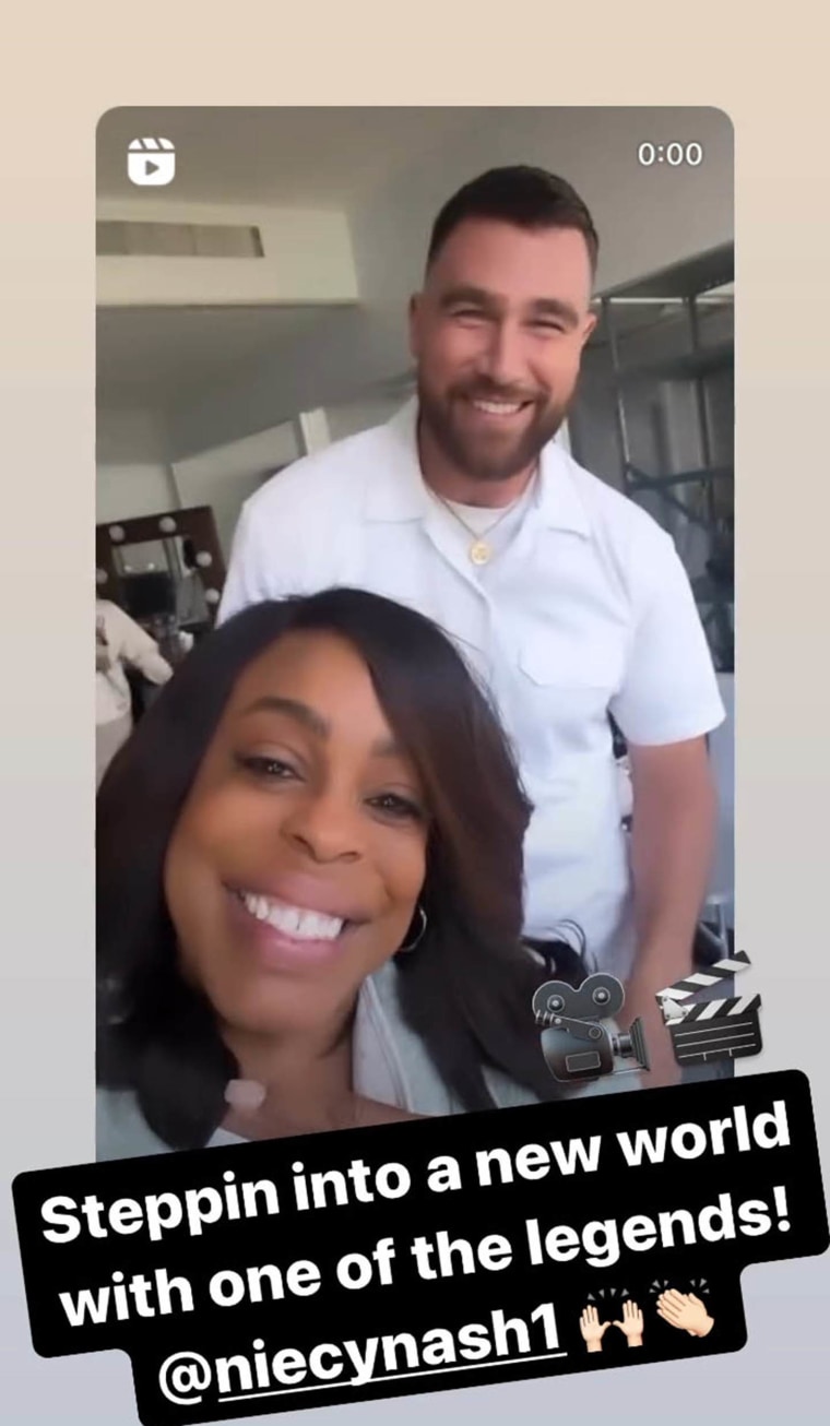 Travis Kelce is fired up to work with Niecy Nash.