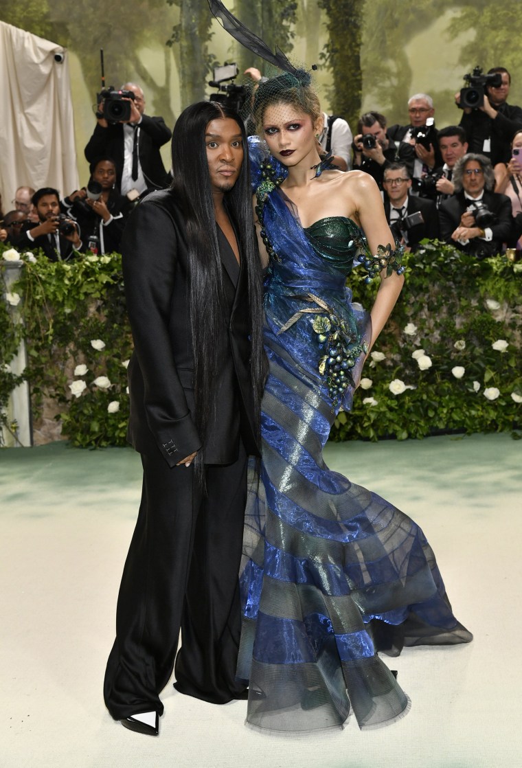 Law Roach and Zendaya at The MET Gala.