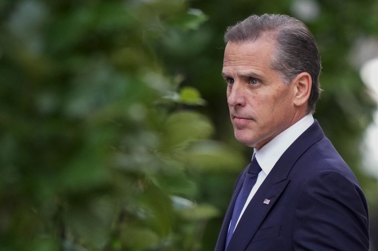 Hunter Biden departs from federal court in Wilmington, Del.