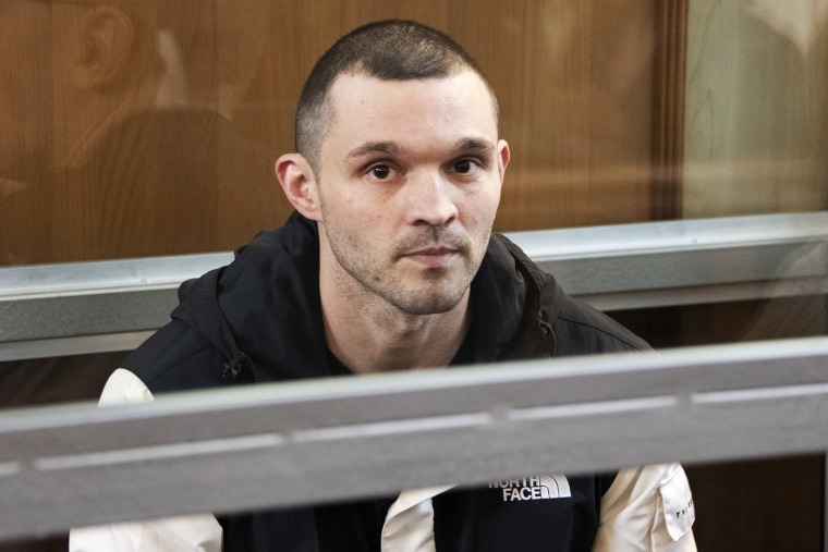 A court in Russia's far eastern city of Vladivostok on Thursday began the trial of an American soldier arrested in the city earlier this year on charges of stealing. He faces up to five years in prison if convicted.