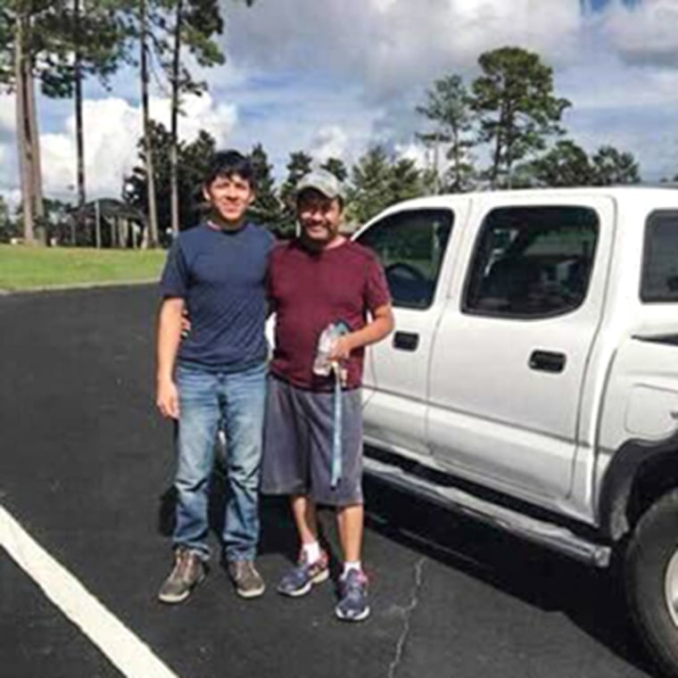 Daniel Lopez and his dad, Romero Lopez.