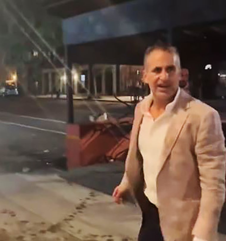 A man identified as finance executive Jonathan Kaye was recorded punching a person in Park Slope, Brooklyn, on Saturday, June 8, 2024, knocking them to the ground.