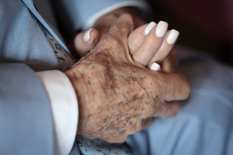 Image: 100-Year-Old World War II Veteran Harold Terens Marries 96-Year-Old Jeanne Swerlin In Normandy, France