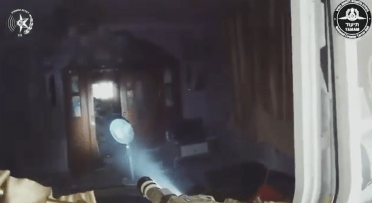 Dramatic footage from IDF headcam shows hostage rescue